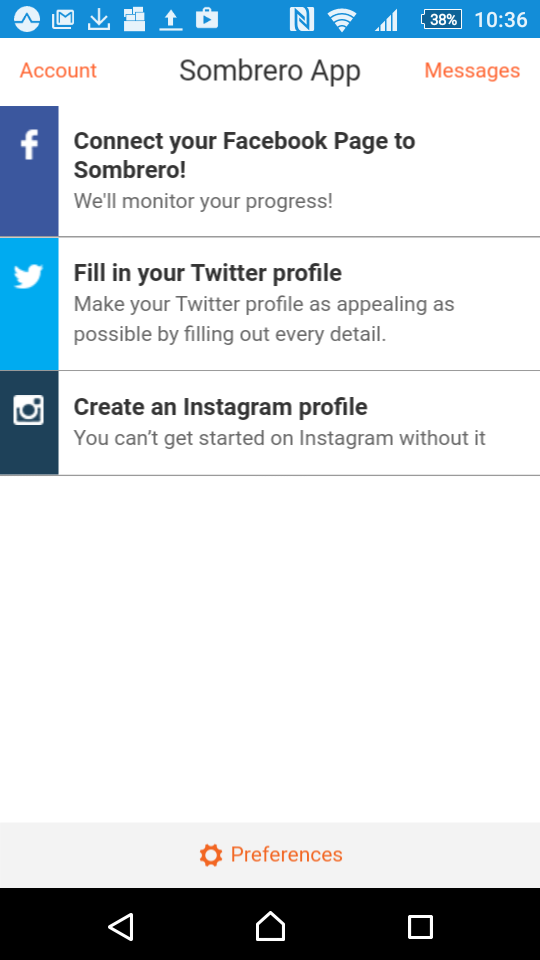 Sombrero, a personal e-marketing trainer