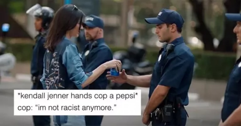 Pepsi's marketing campaign with Kendall Jenner Criticism