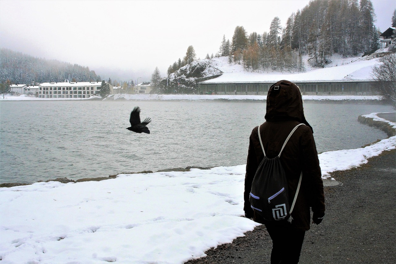 winter, walk, spacer, zima, odpoczynek