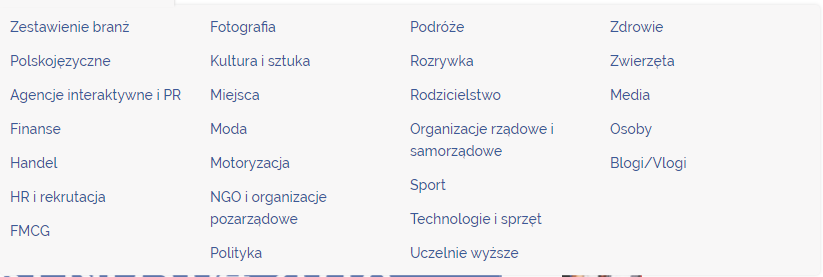 Nowa kategoryzacja w raportach Trends