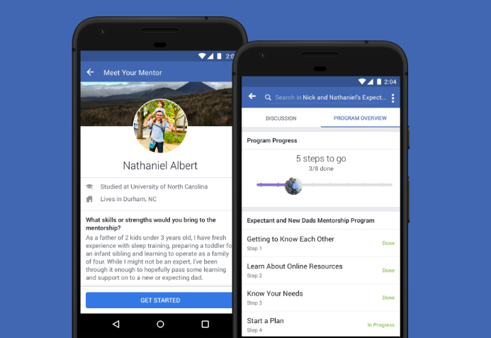 Mentorzy w grupach na Facebooku