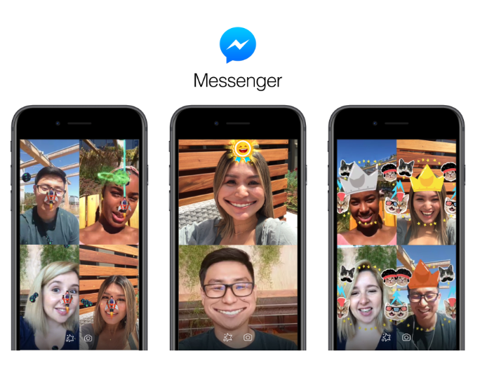 Gra AR na czacie wideo w Messengerze