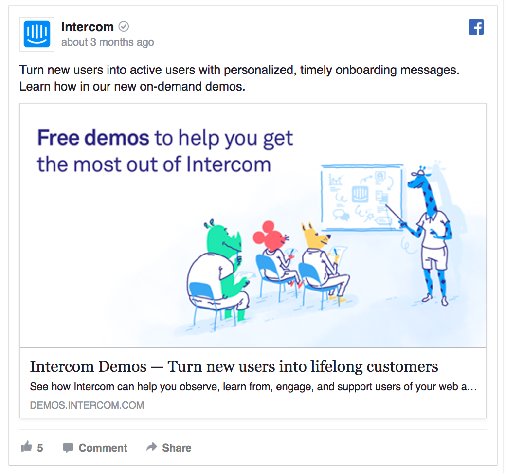 intercom ad example