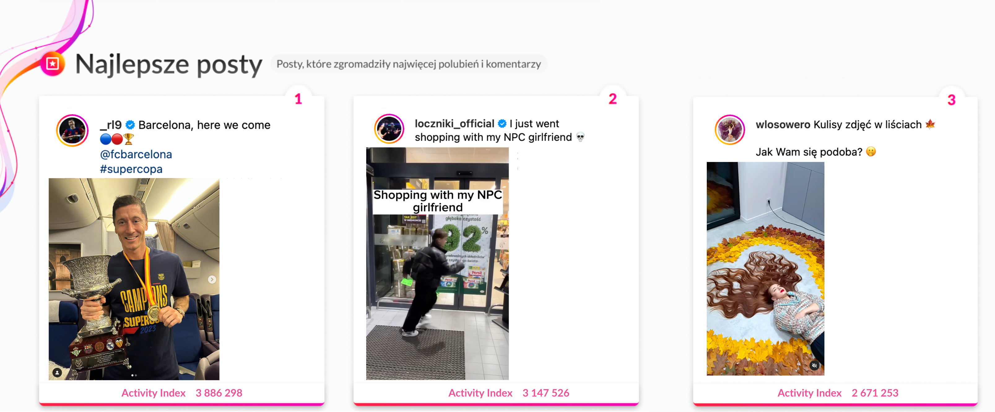 najlepsze posty na instagramie w 2023 roku