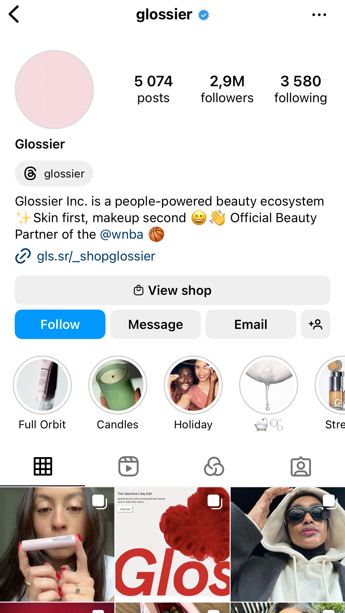 instagram profile cta examples