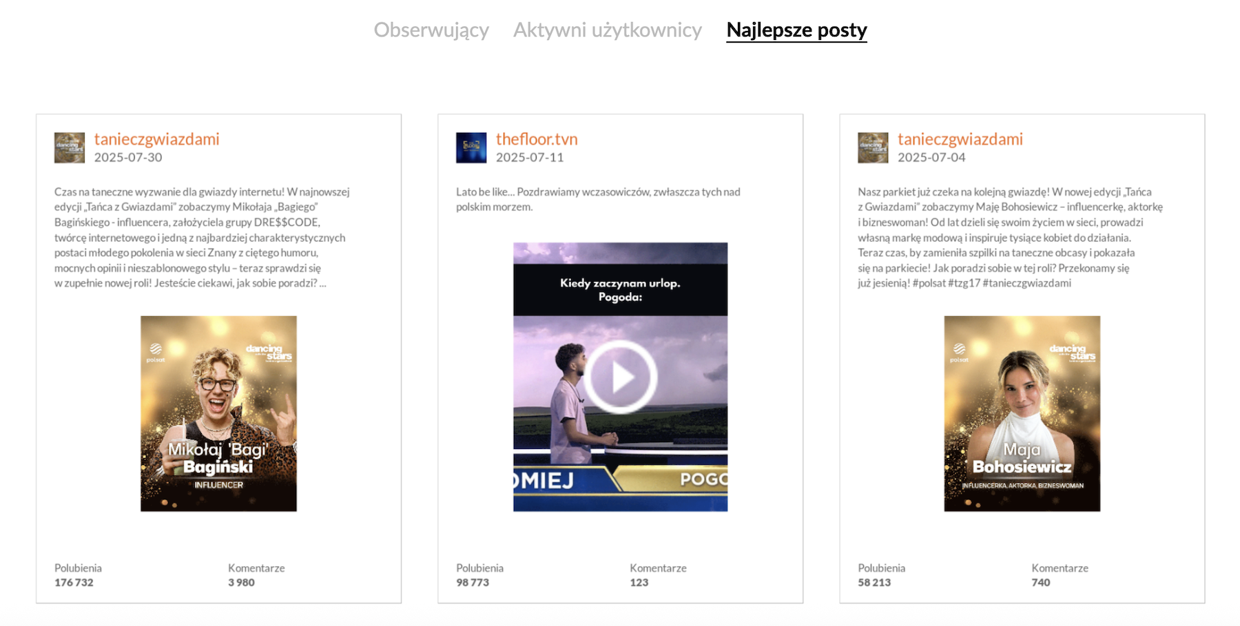 taniec z gwiazdami mikołaj bagiński