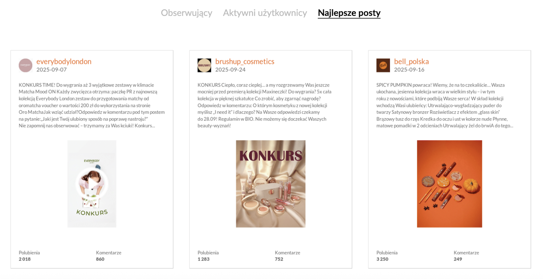 maxineczka brushup kolekcja konkurs 