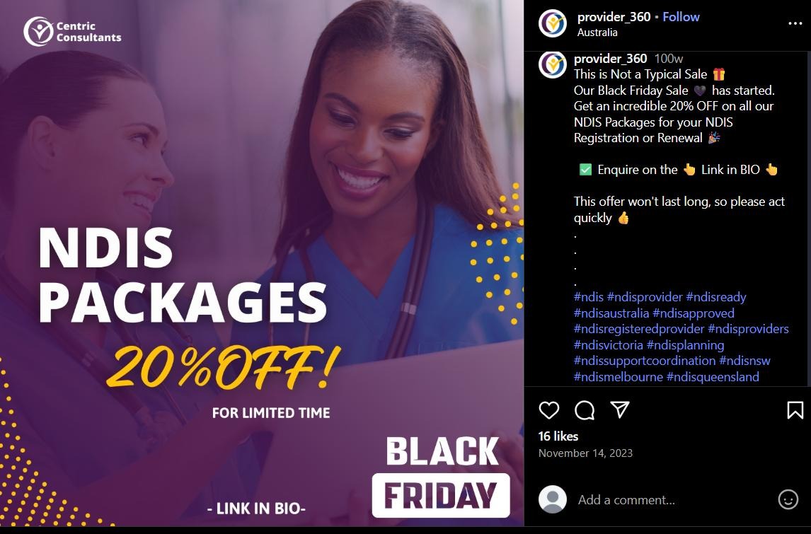 Black Friday hashtags