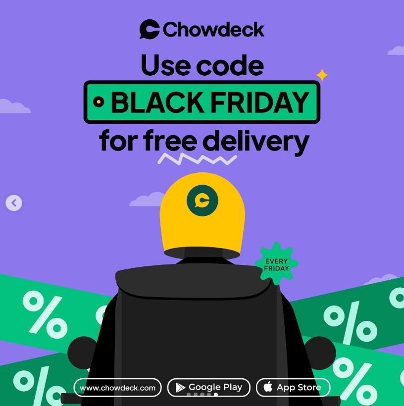 Chowdeck Black Friday promotion