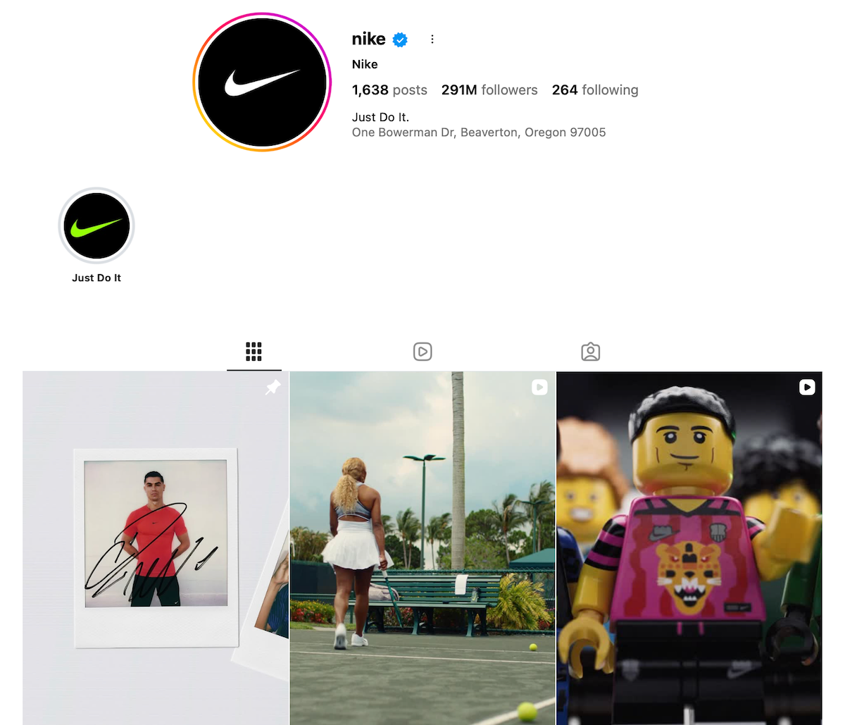 nike instagram